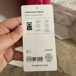 Athleta Conscious Dress with PowerVita Fabric